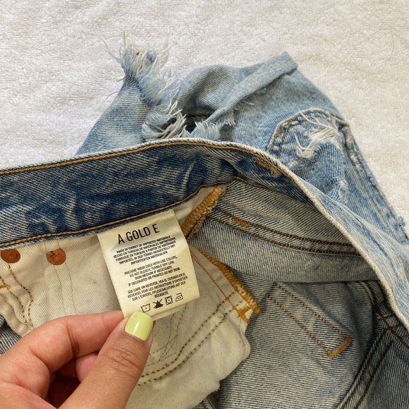 Agolde denim short size 24 - Picture 5 of 6